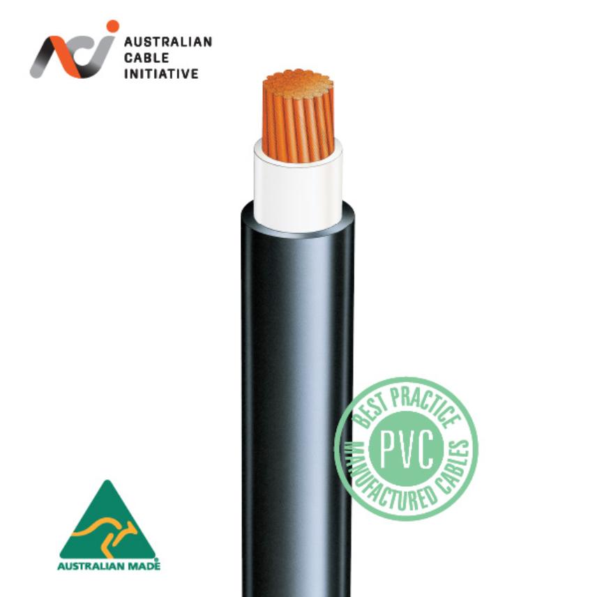 XLPE Cable, PVC sheathed, Single Core Copper SDI