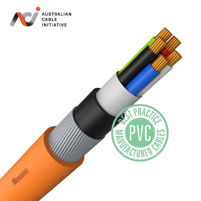 4X16mm2 + E PVC SWA Circular Orange