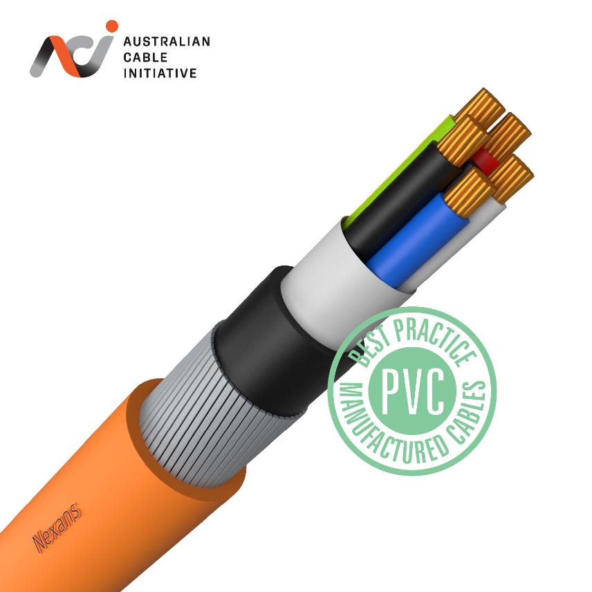 XLPE/PVC SWA 4C+E 0.6/1kV Circular