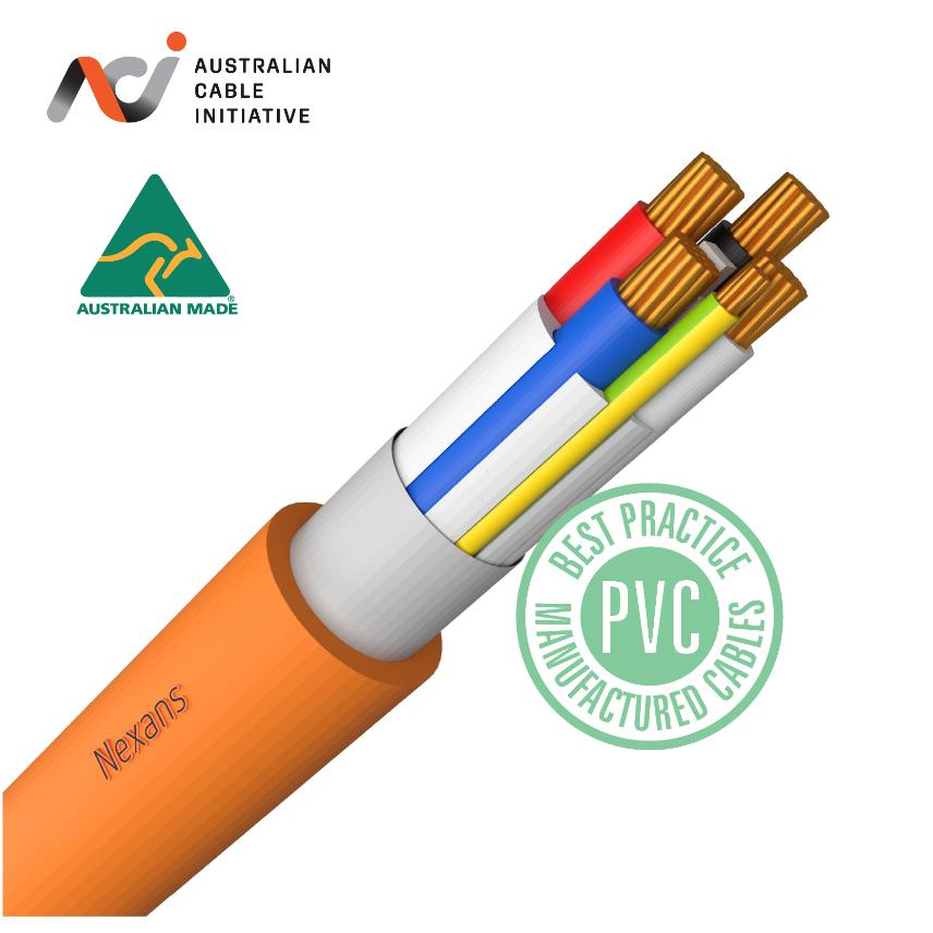 XLPE/PVC 4C+E 0.6/1kV Circular
