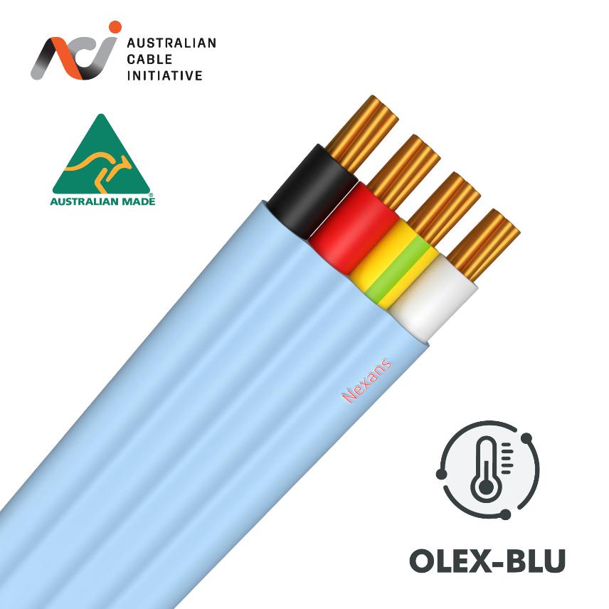 Olex-Blu PVC Flat 3C+E