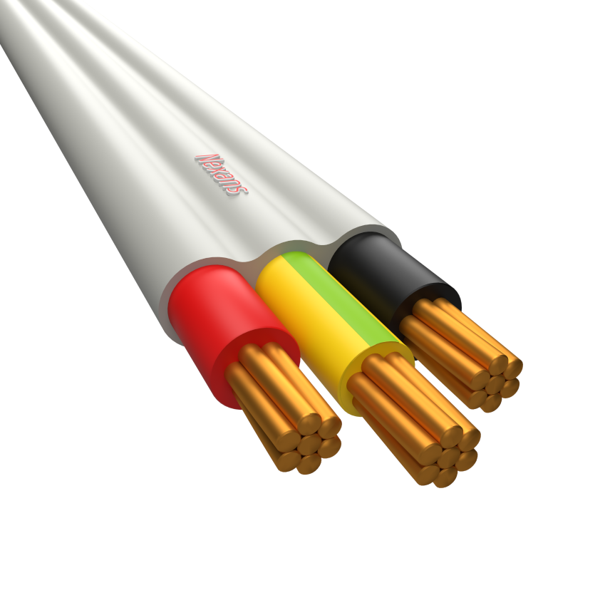 PVC Flat (TPS) 2 Core + Earth & 3 Core + Earth