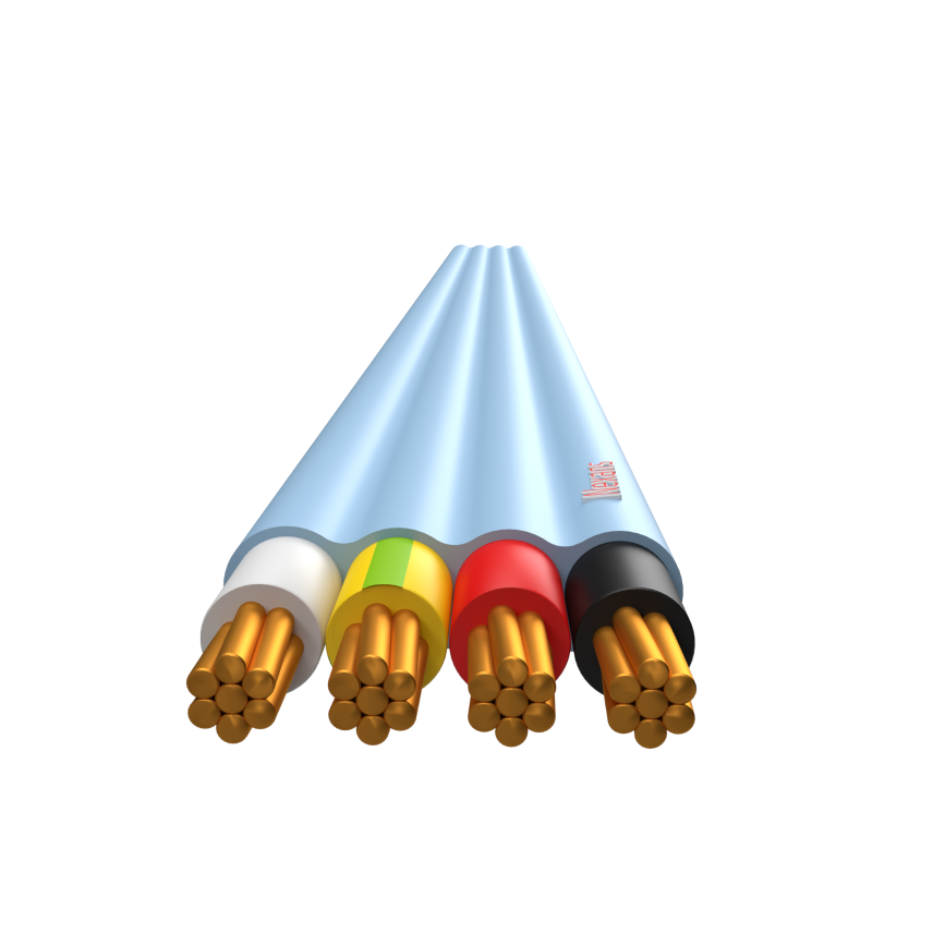 Olex-Blu PVC Flat 3C+E