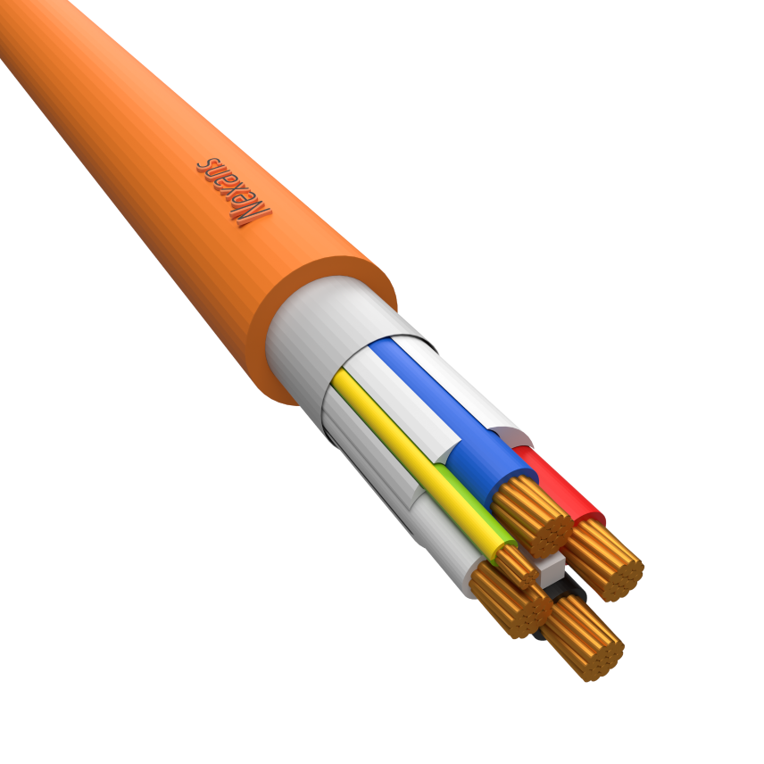 PVC Orange Circular 4C+E (450/750V & 0.6/1kV)