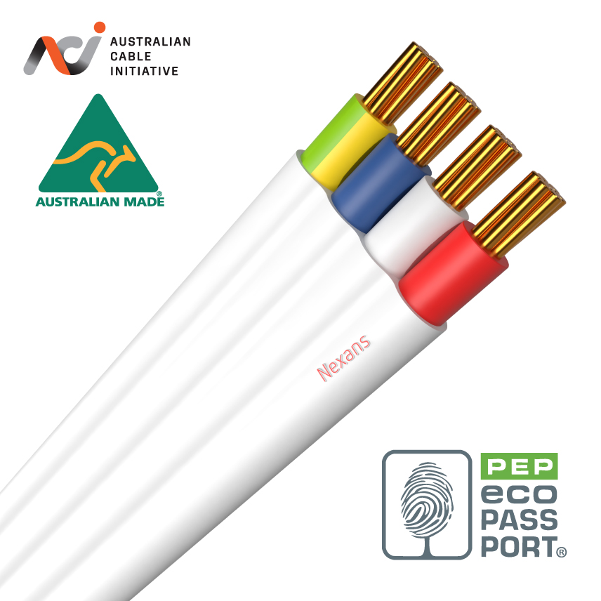 1.5mm 3C&E Flat White 100m